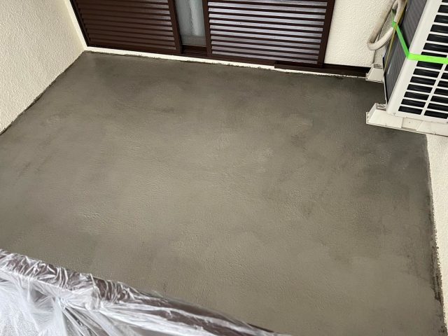 高砂市のベランダ防水施工完了